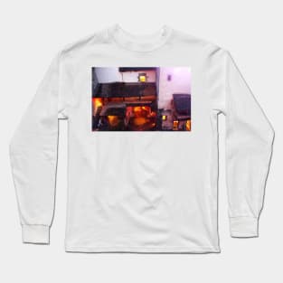 Chillon Castle Court. Montreux, Switzerland Long Sleeve T-Shirt